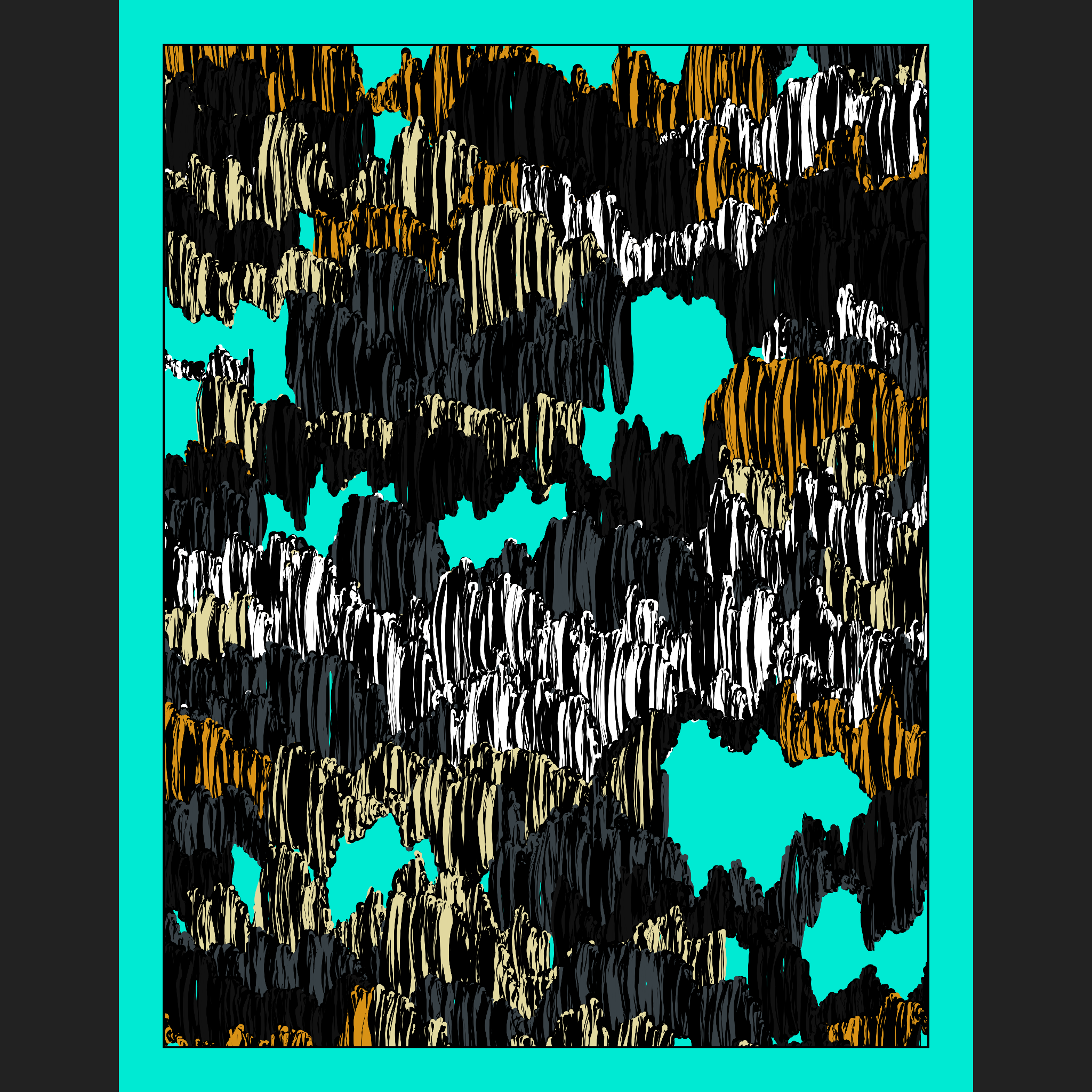 Colour streaks #102 static NFT preview