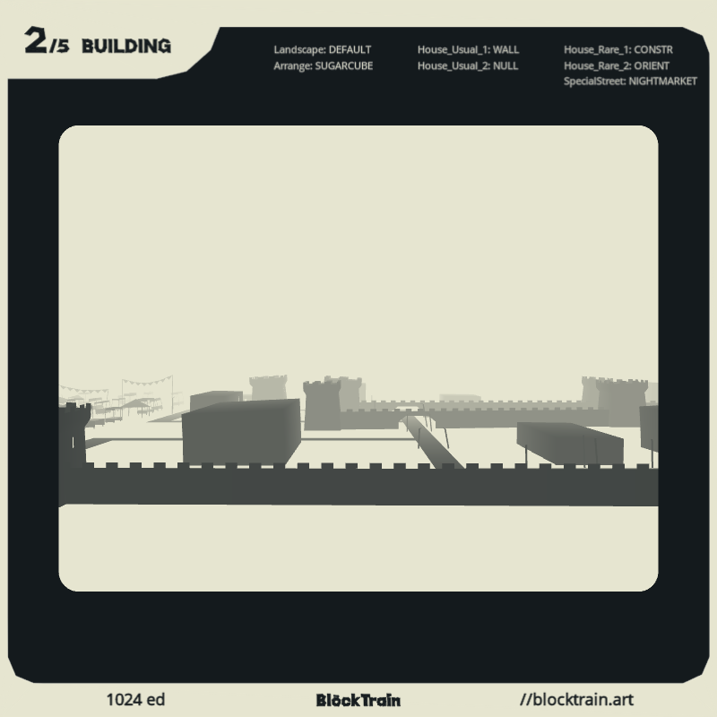BlockTrain Building #125 static NFT preview