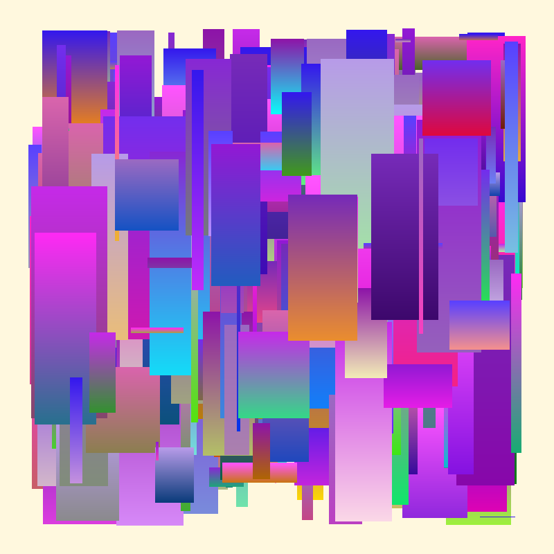 Gradient Rect #58 static NFT preview