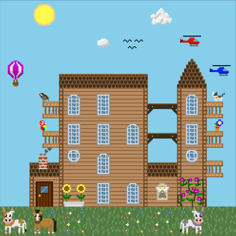 2D Mansion #145 static token preview