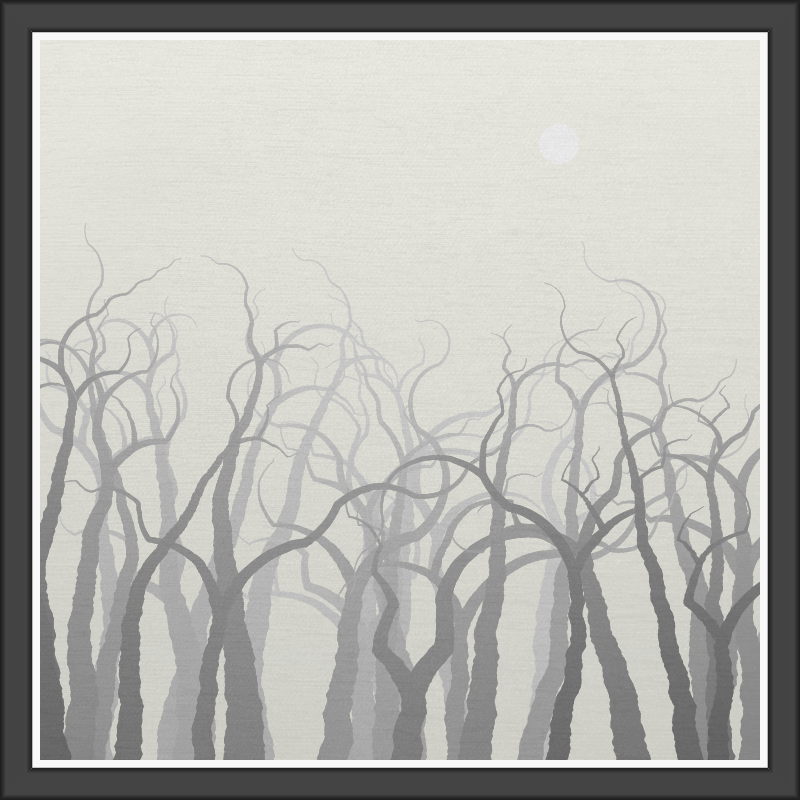 The Foggy Trees #63 static NFT preview