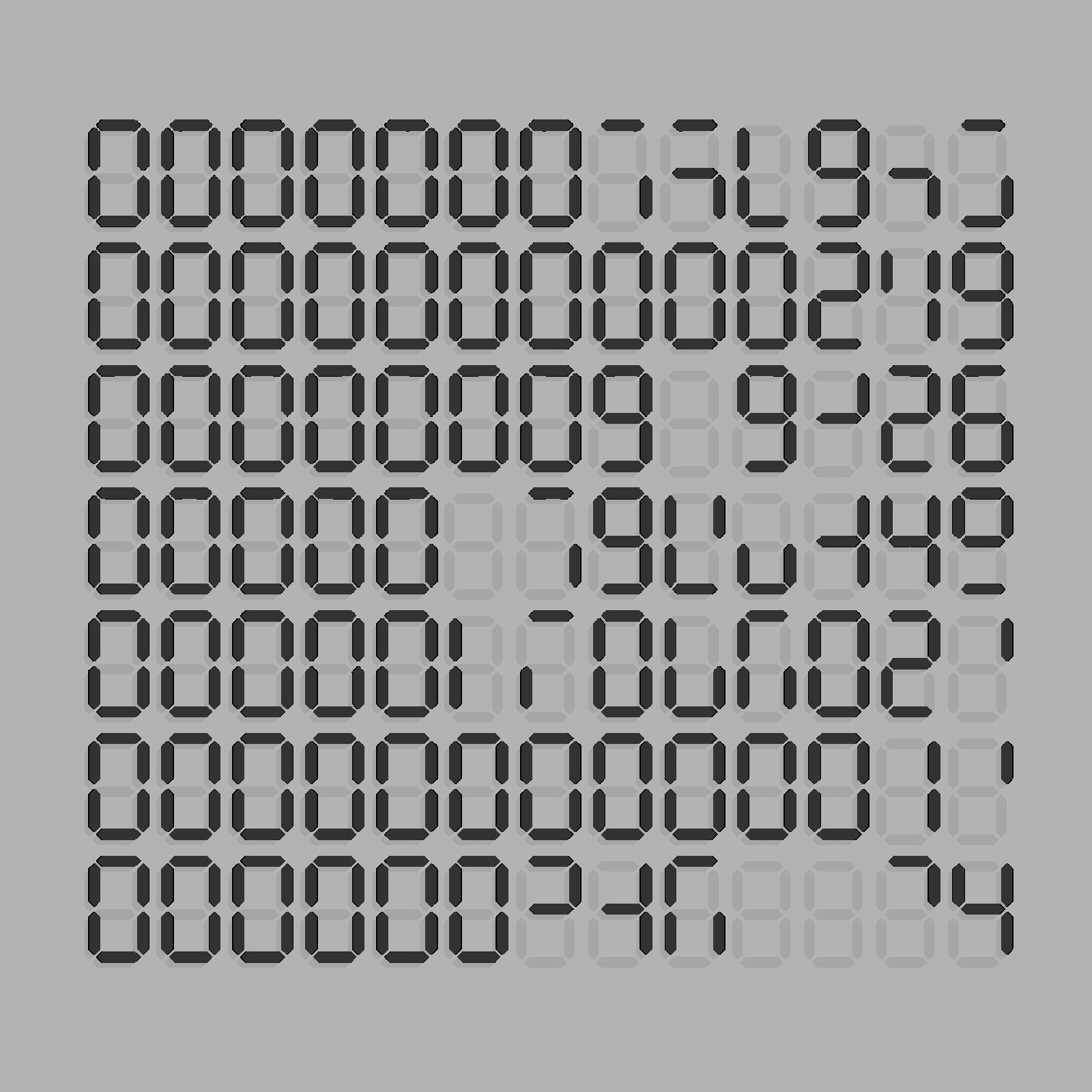 Digits #924 static NFT preview