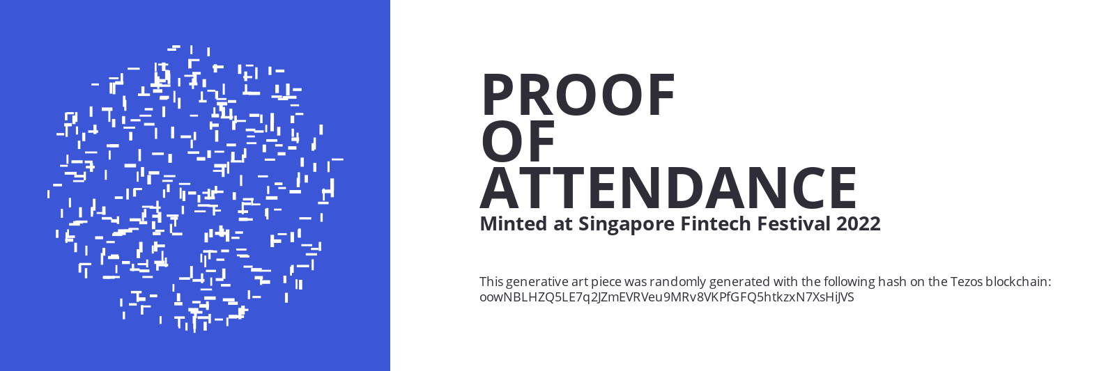SFF2022 Proof of Attendance Token #1932 static token preview