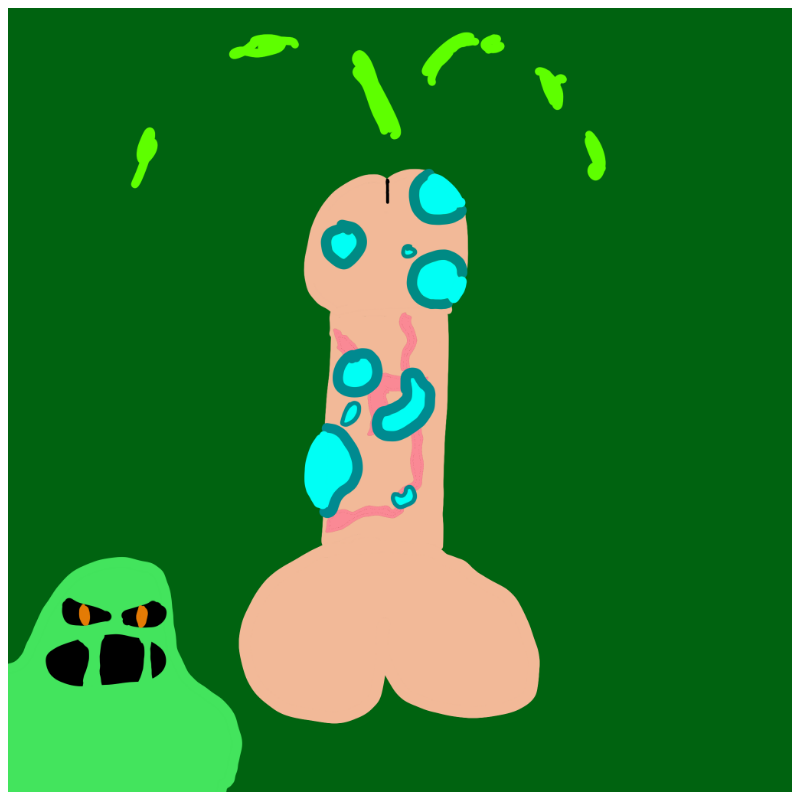 Decayed Dickgenerative Art #39 static token preview