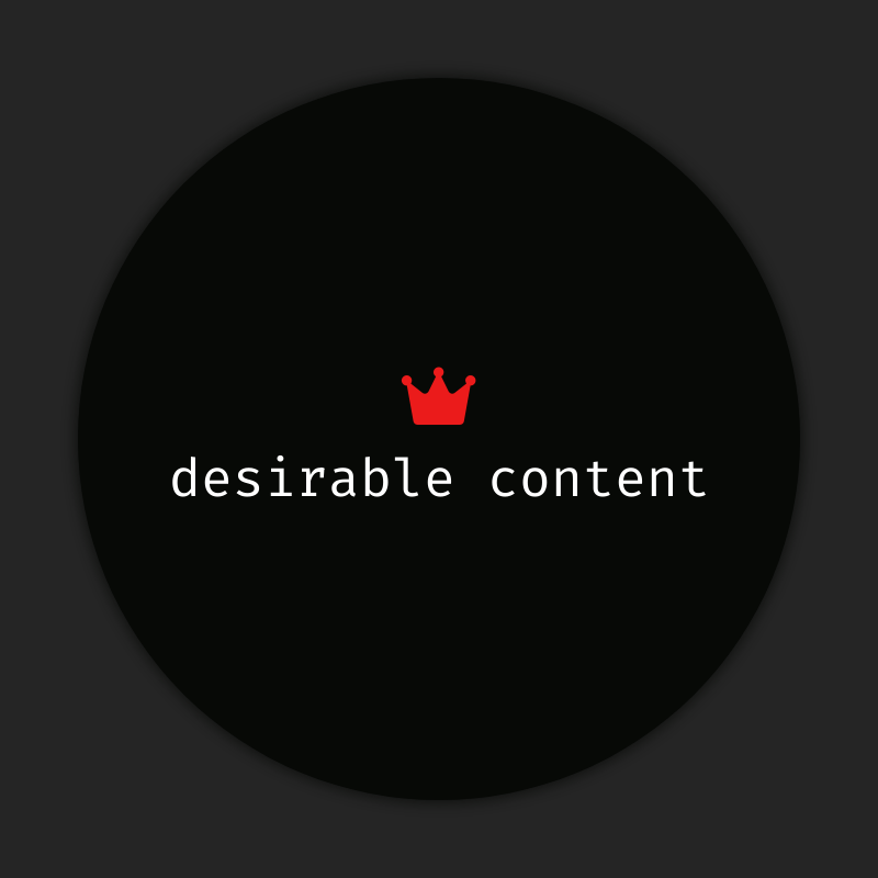 desirable content #70 static token preview