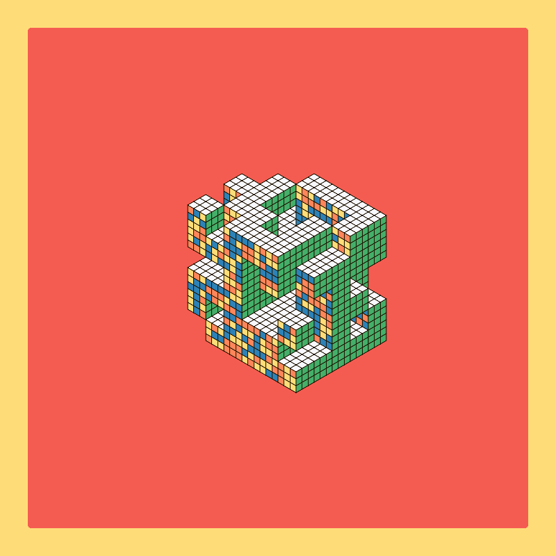 Rubik’s Fortress II #48 static NFT preview