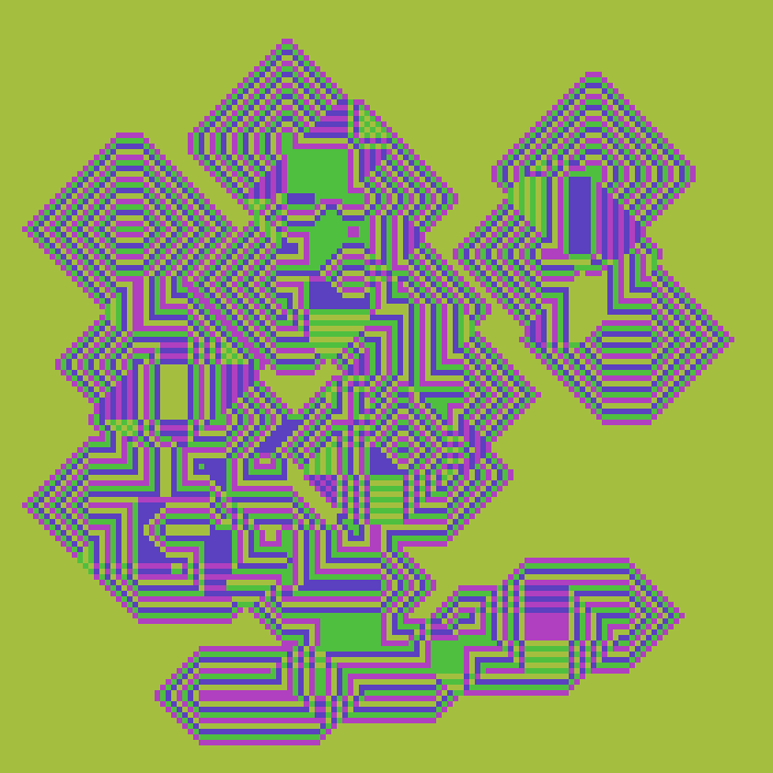 Superimposed Octagonal Pyramids #77 static token preview