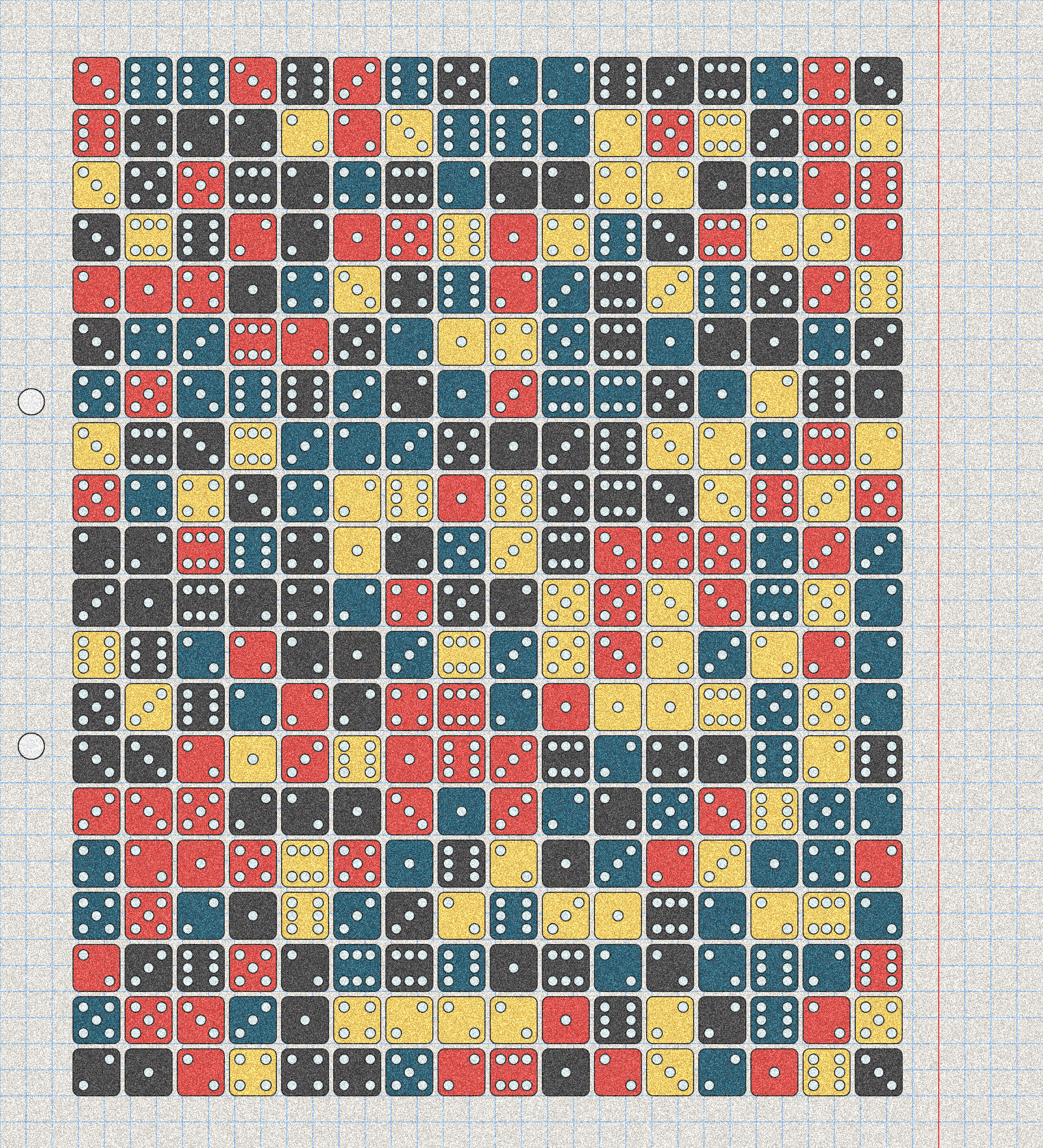 sketchbook page 6: dice roll #54 static token preview
