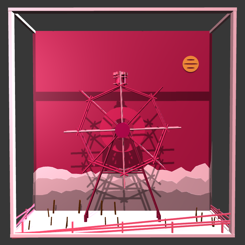 “Uncle Run” Fun Park: Ferris Wheel #24 static token preview