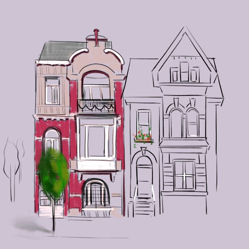 Architectural sketches #41 static NFT preview