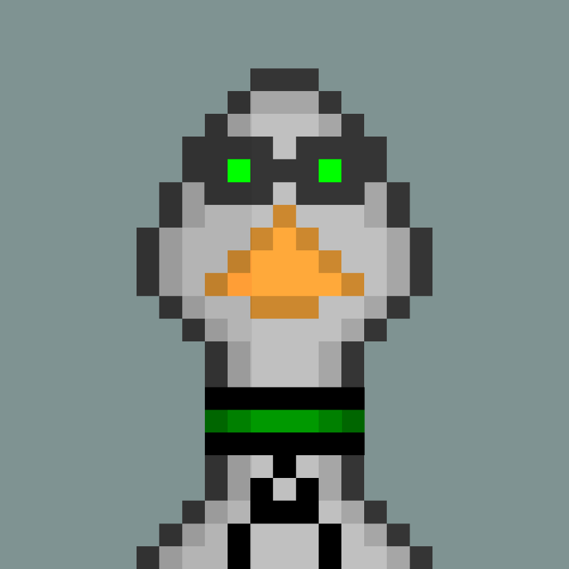 Morixels Goose #167 static NFT preview