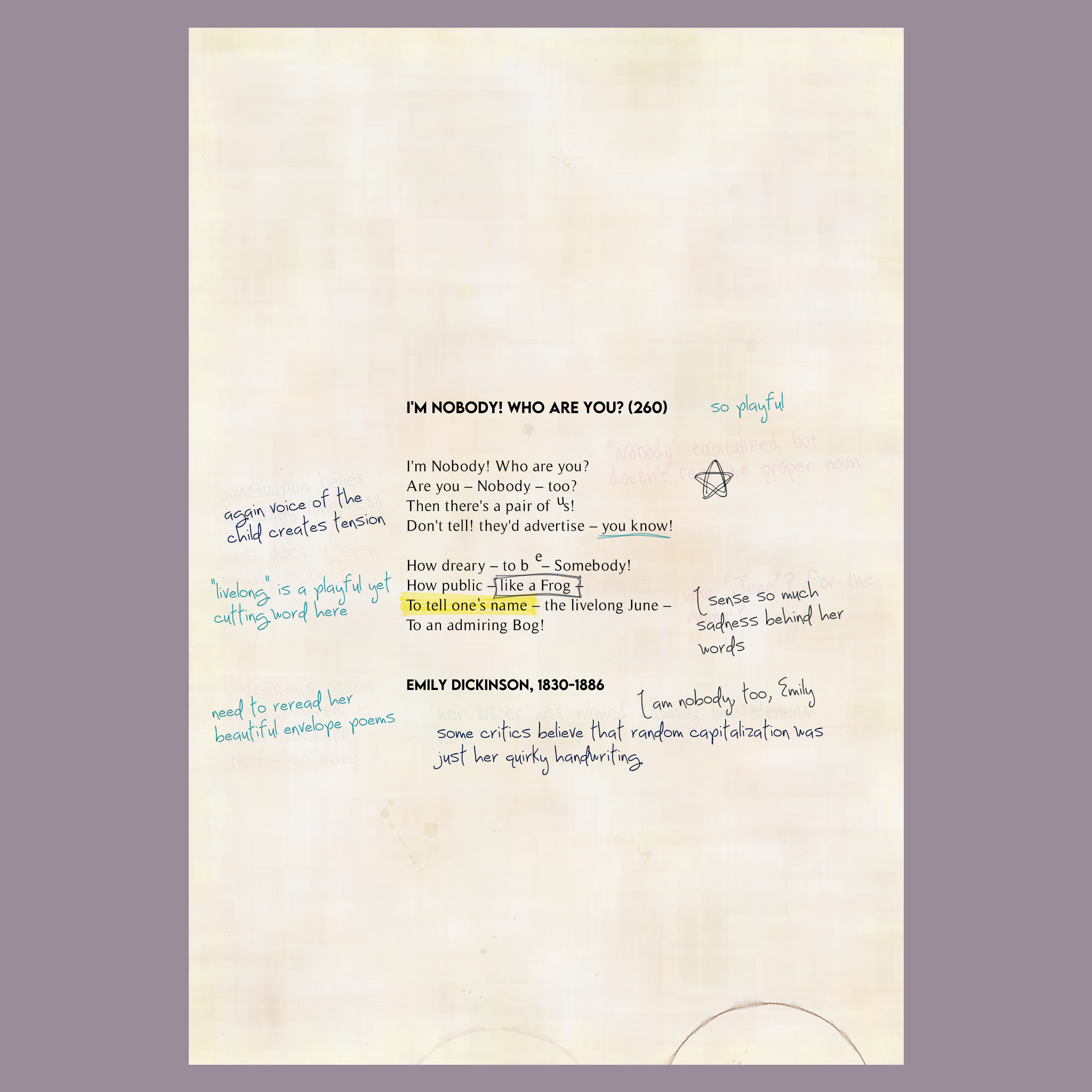 Poems in the Public Domain #219 static NFT preview
