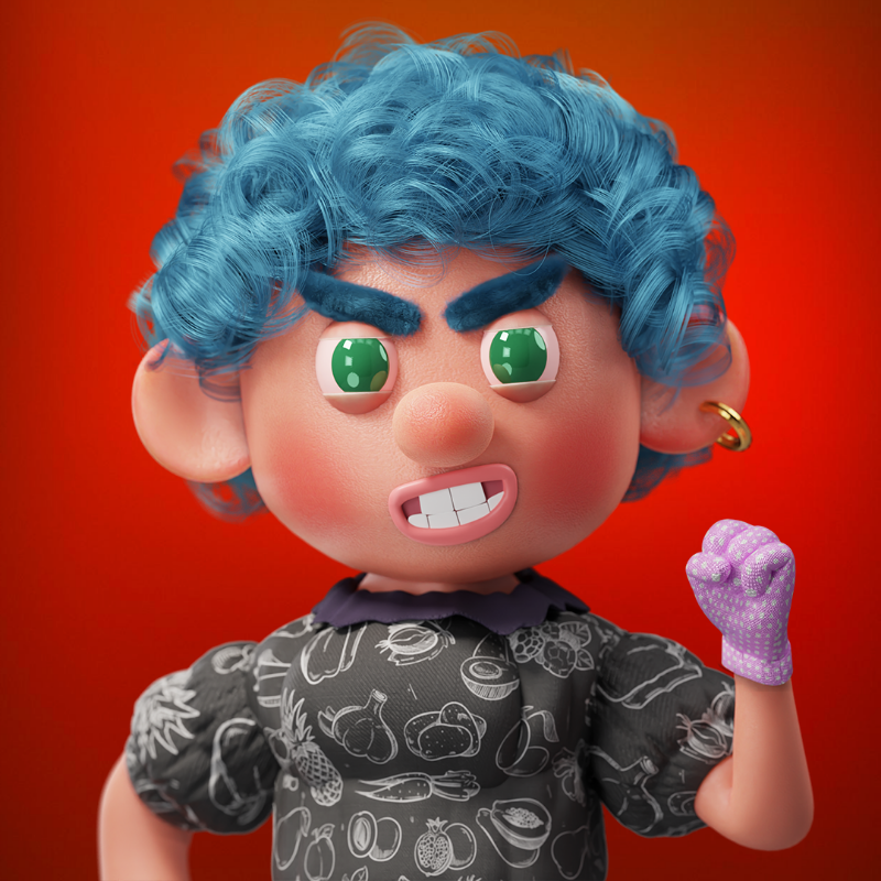 Little Angry #19 static token preview