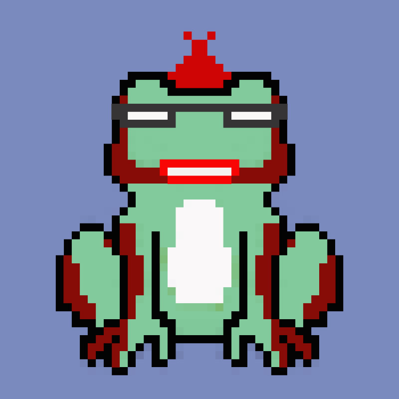 Whimsical Frog Family #6 static token preview
