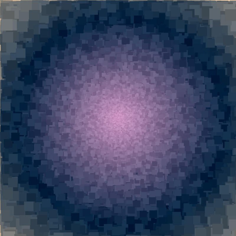 Radiating Blocks #28 static NFT preview
