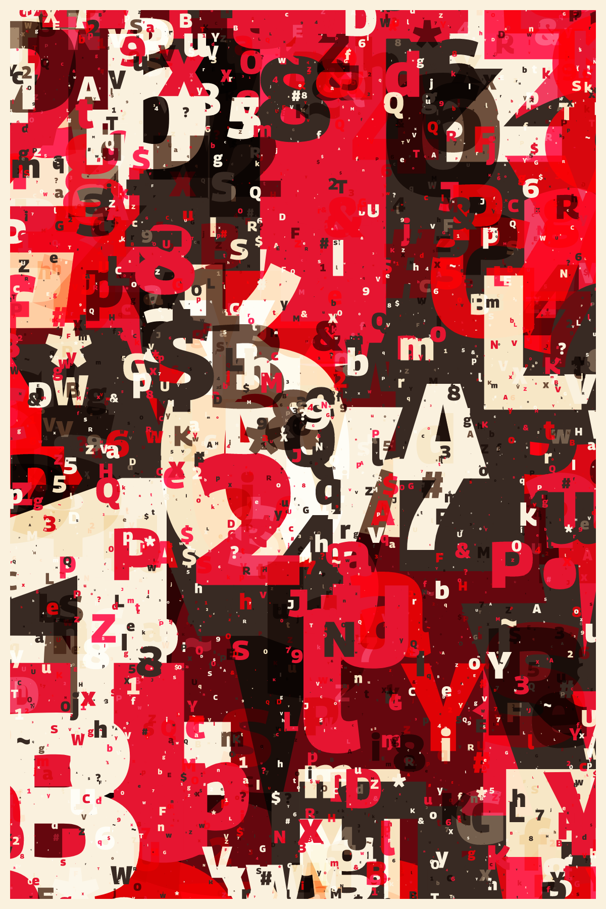 Type-o-Graphic #320 static NFT preview