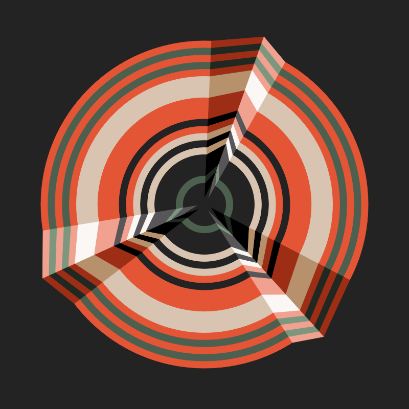 Folded Circle #14 static token preview