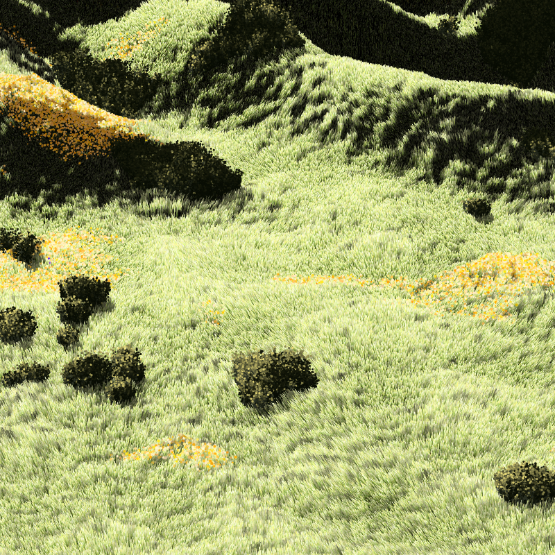 California Hills in Late Sun #120 static NFT preview