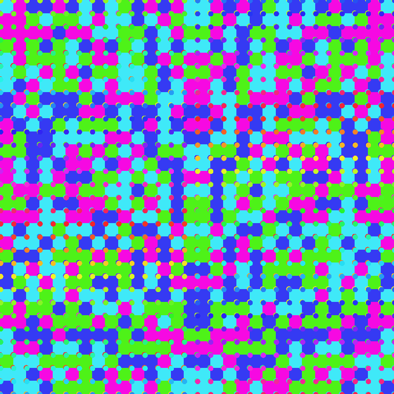 Squares and dots #4 static NFT preview