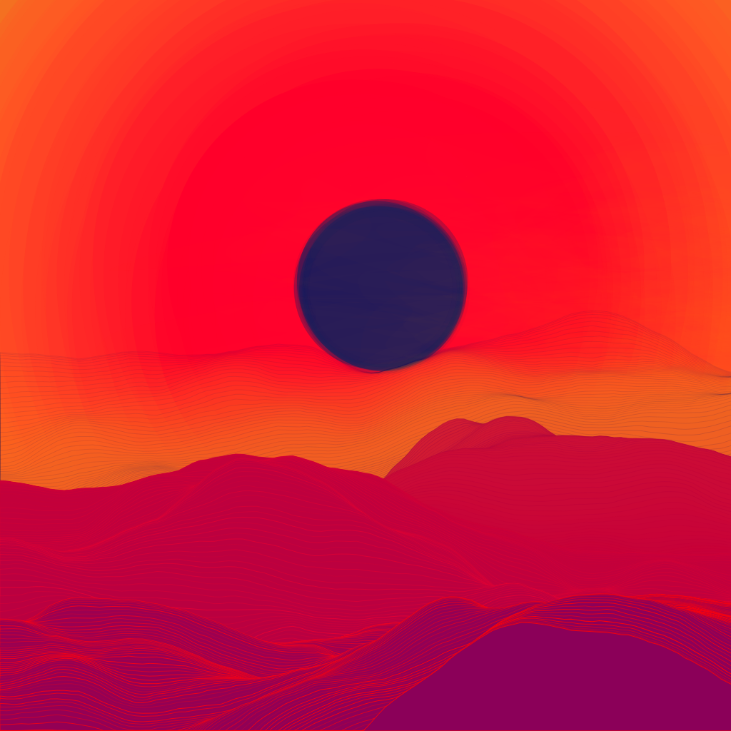 Valley at Dawn #228 static NFT preview