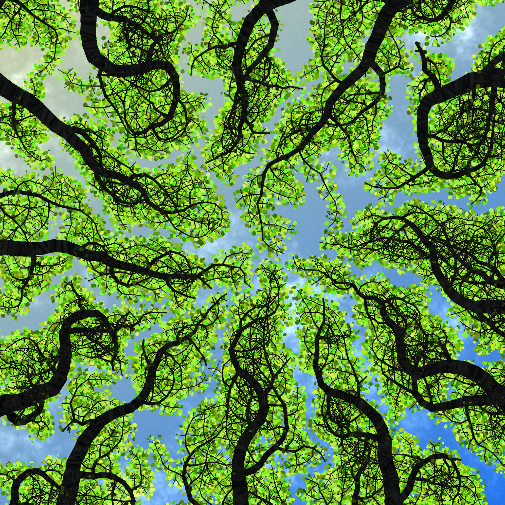 Tree Skyness #131 static NFT preview