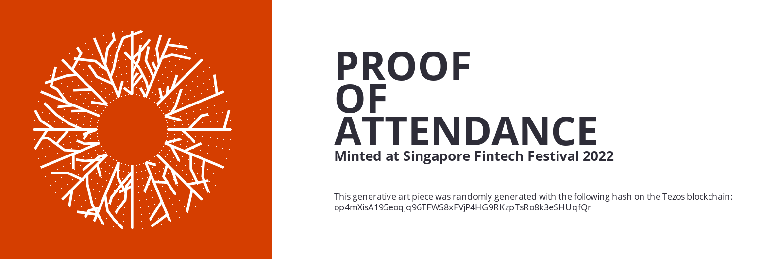 SFF2022 Proof of Attendance Token #2121 static token preview