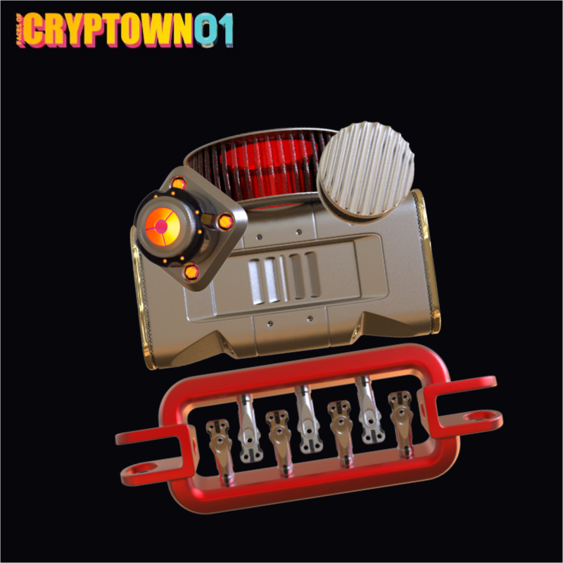 FacesOfCryptown vol.01 #31 static token preview