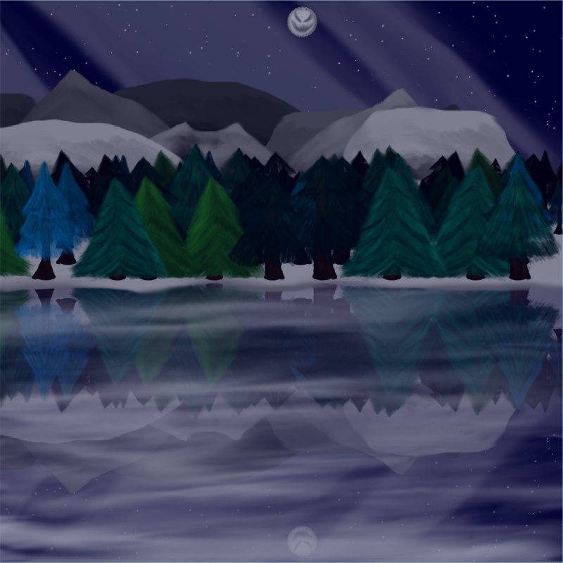 Moony Winter Lake #54 static token preview
