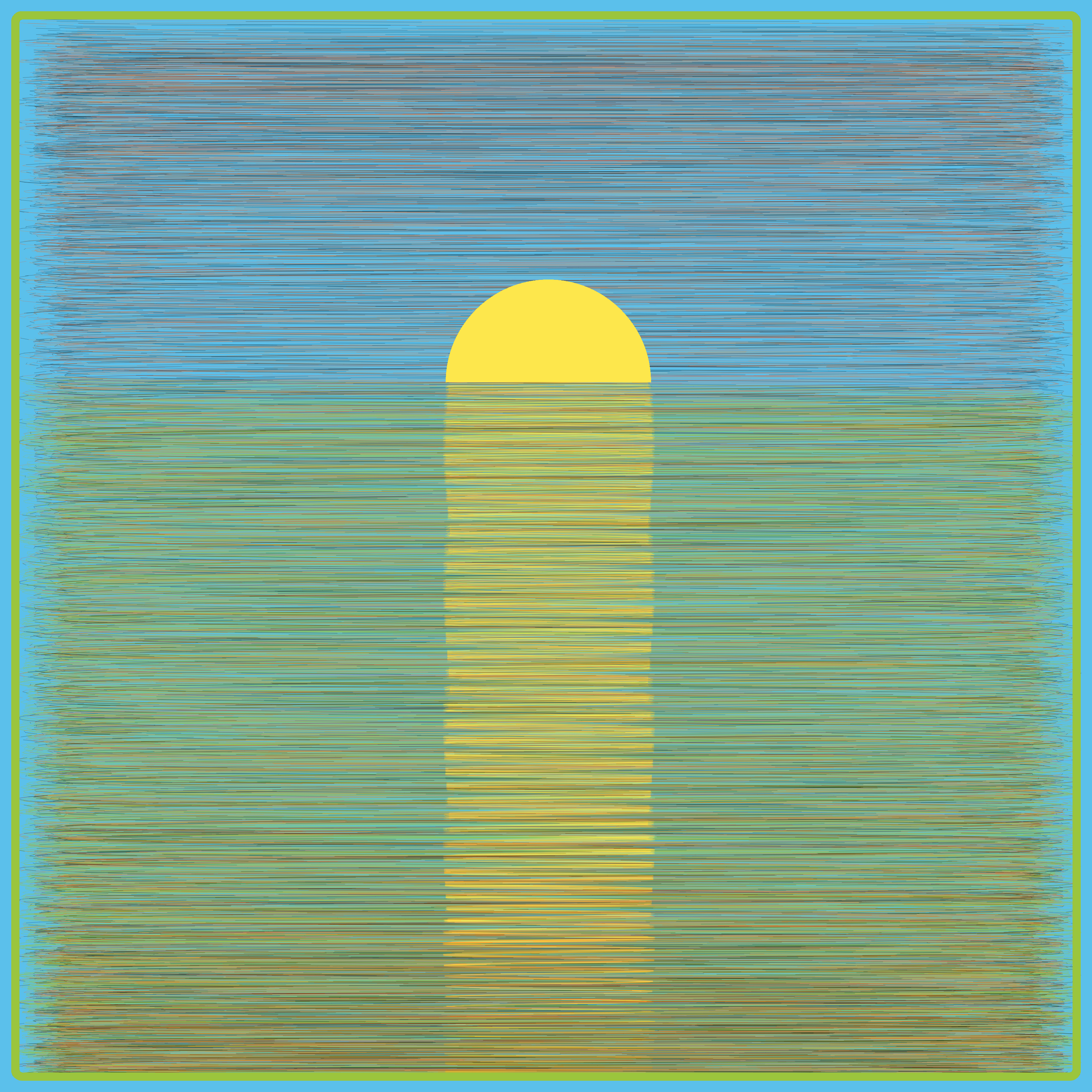 Sunset in Paradise #107 static token preview