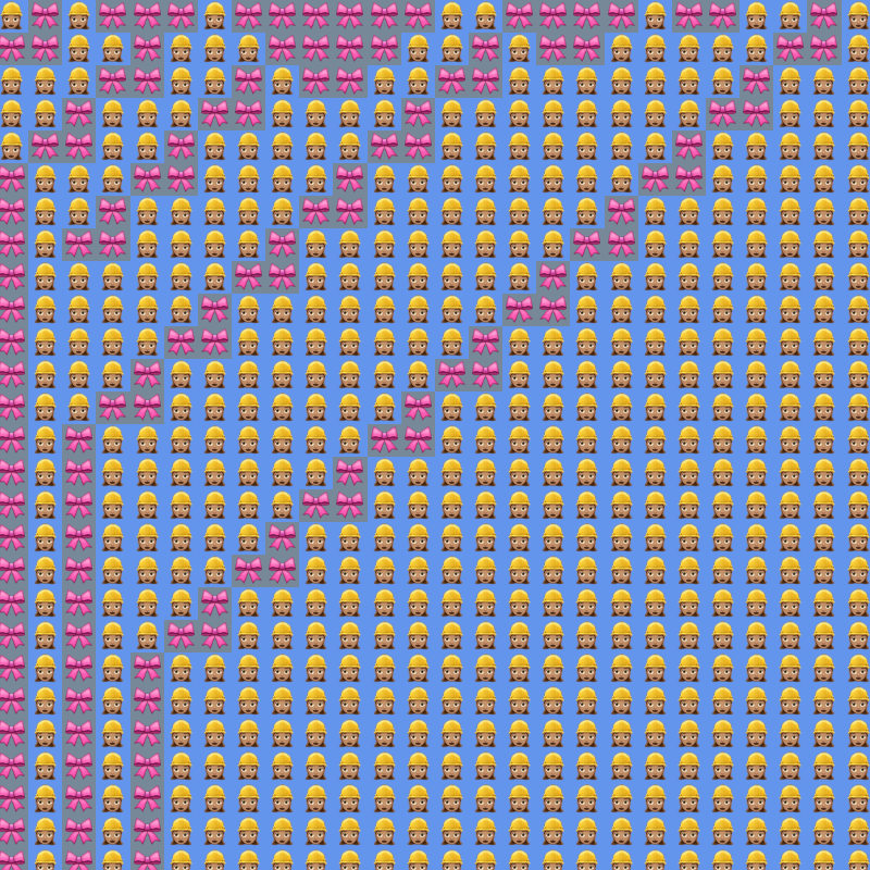 Elementary Cellular Emoji Automata #562 static token preview