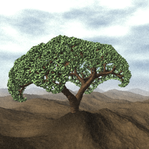Lonely Tree #71 static NFT preview
