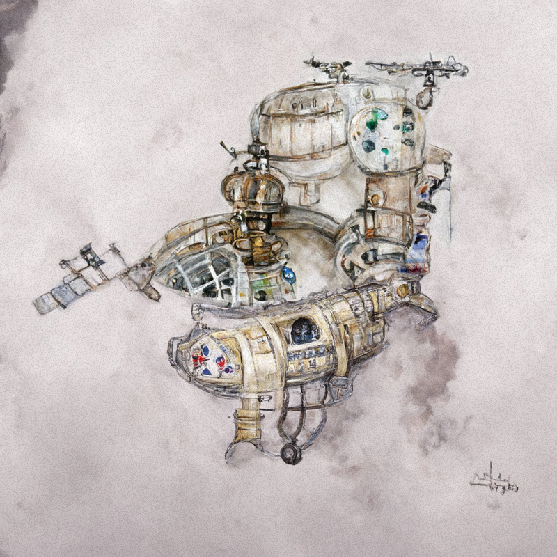 Utopian Space Castles #76 static token preview