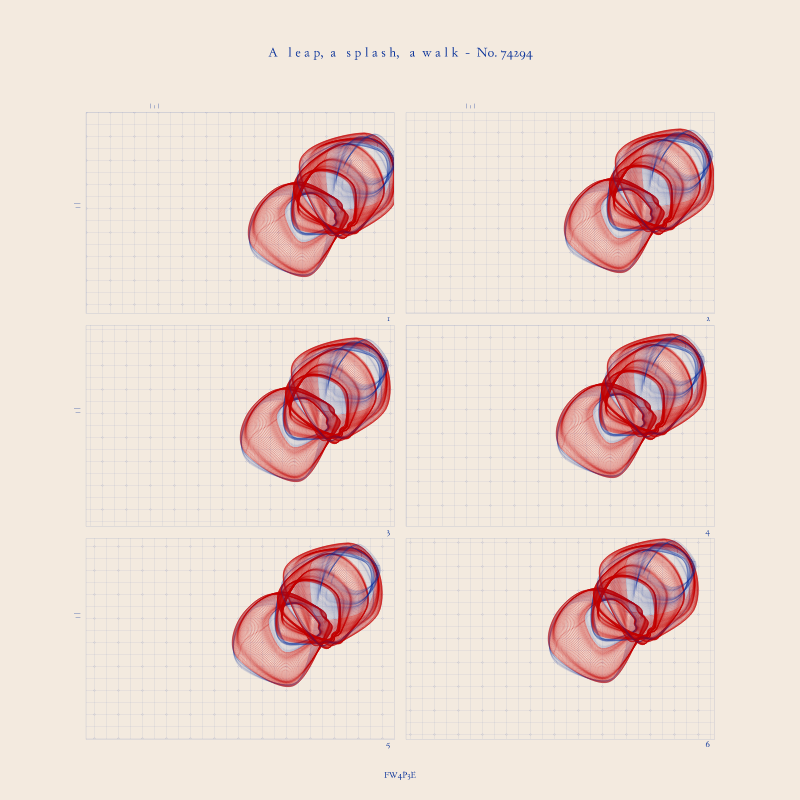 A leap, a splash, a walk #97 static NFT preview