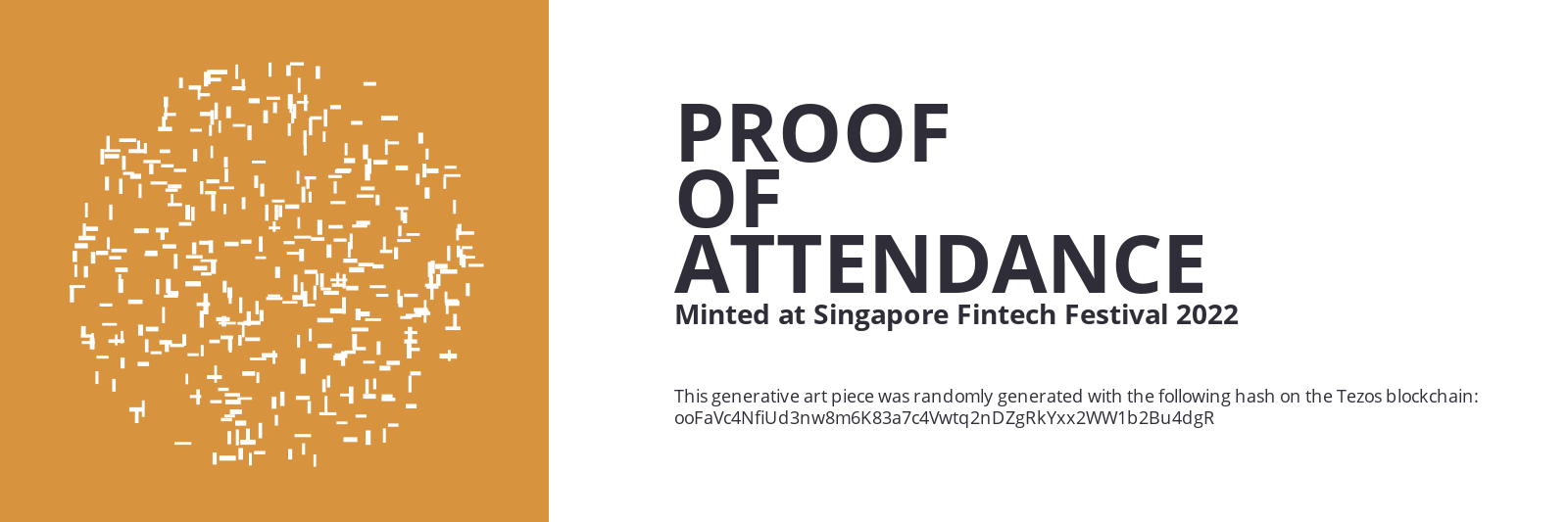 SFF2022 Proof of Attendance Token #1923 static token preview