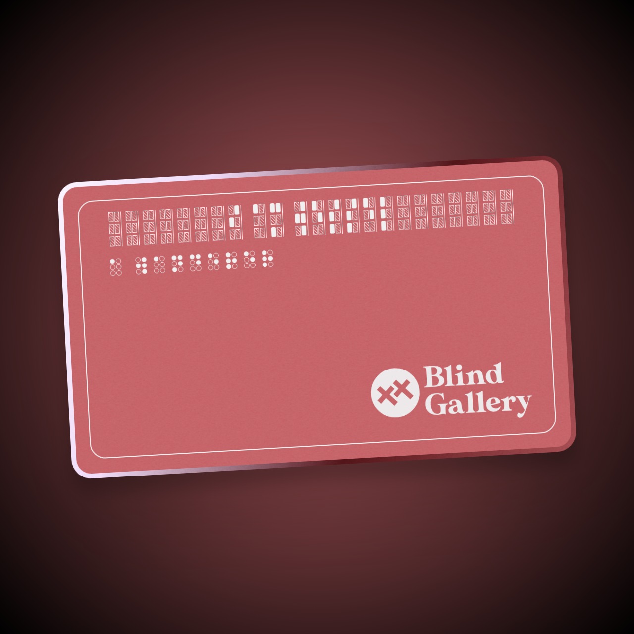 Blind Gallery Club Membership #356 static NFT preview