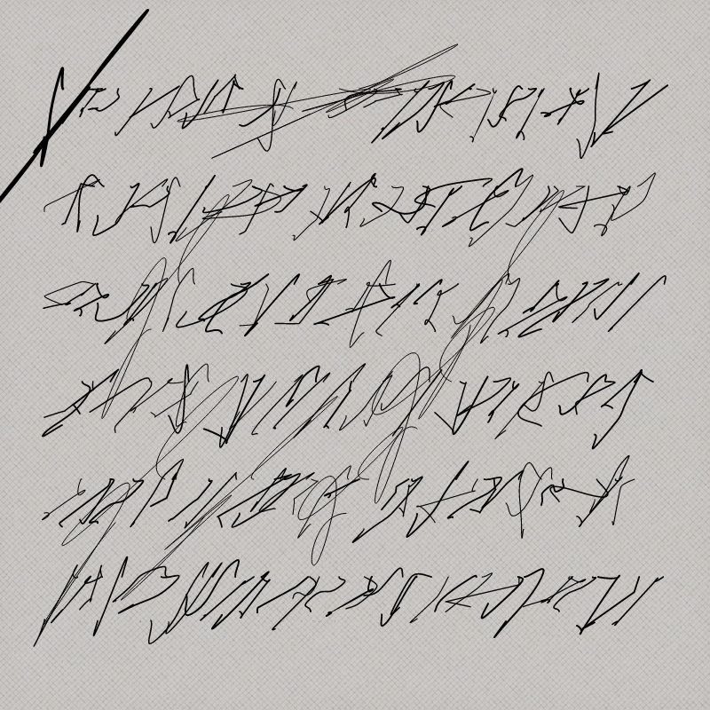 asemic #4 static token preview