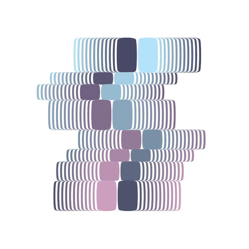 Reflection of Stripes 001 #23 static NFT preview
