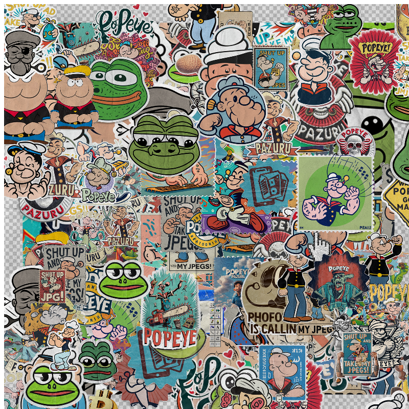 Sticker addict: PEPEYE #20 static token preview
