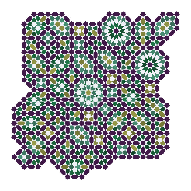Generative Zellij #5 static NFT preview