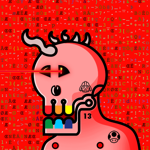 fx-Skull #102 static NFT preview