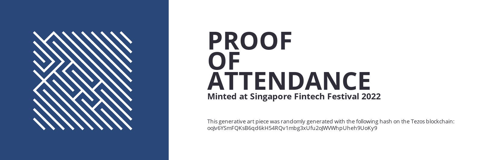 SFF2022 Proof of Attendance Token #1880 static token preview
