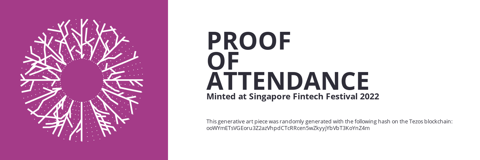 SFF2022 Proof of Attendance Token #2011 static token preview