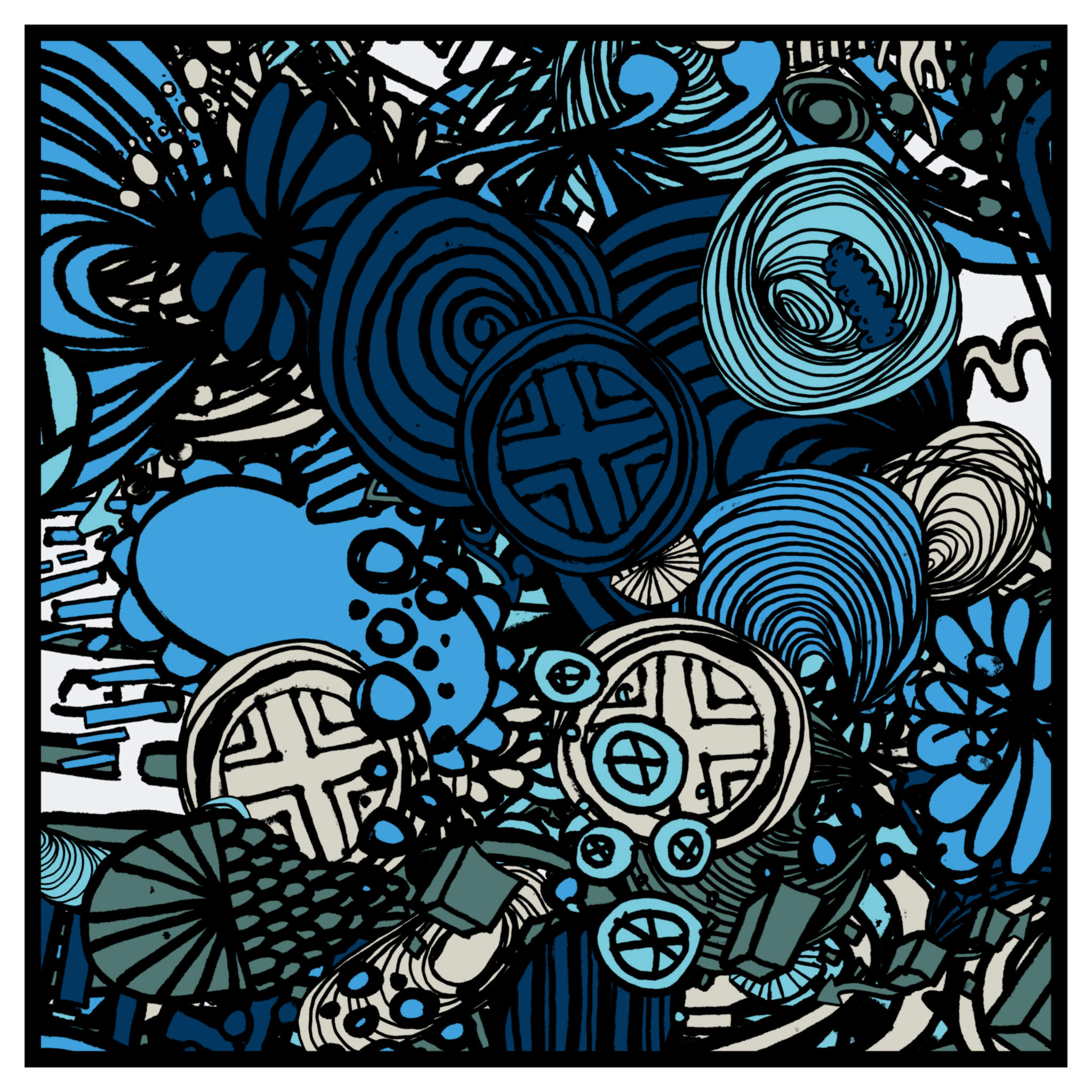 Teal Iron Elaphrosaurus #286 static token preview