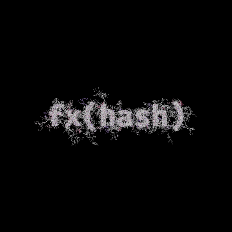 FXHASH Generative Logo #109 static token preview