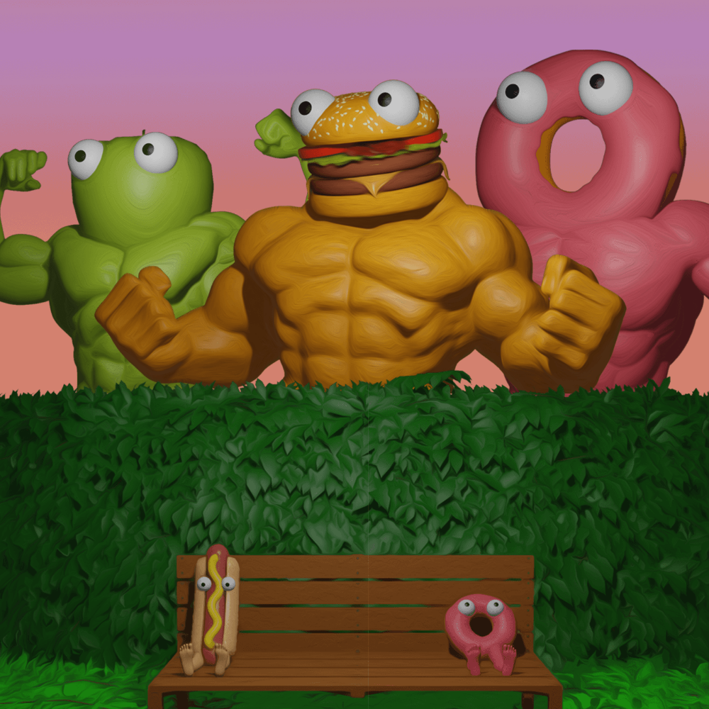 Buff Bois #100 static token preview