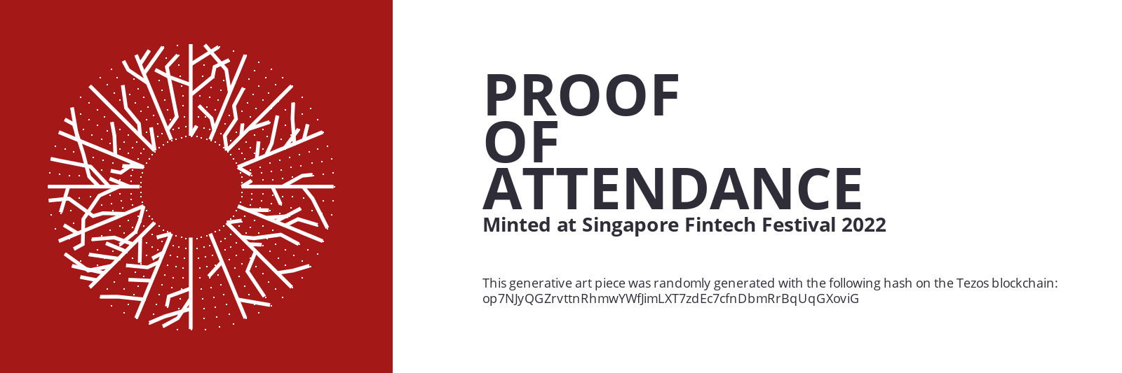 SFF2022 Proof of Attendance Token #761 static token preview