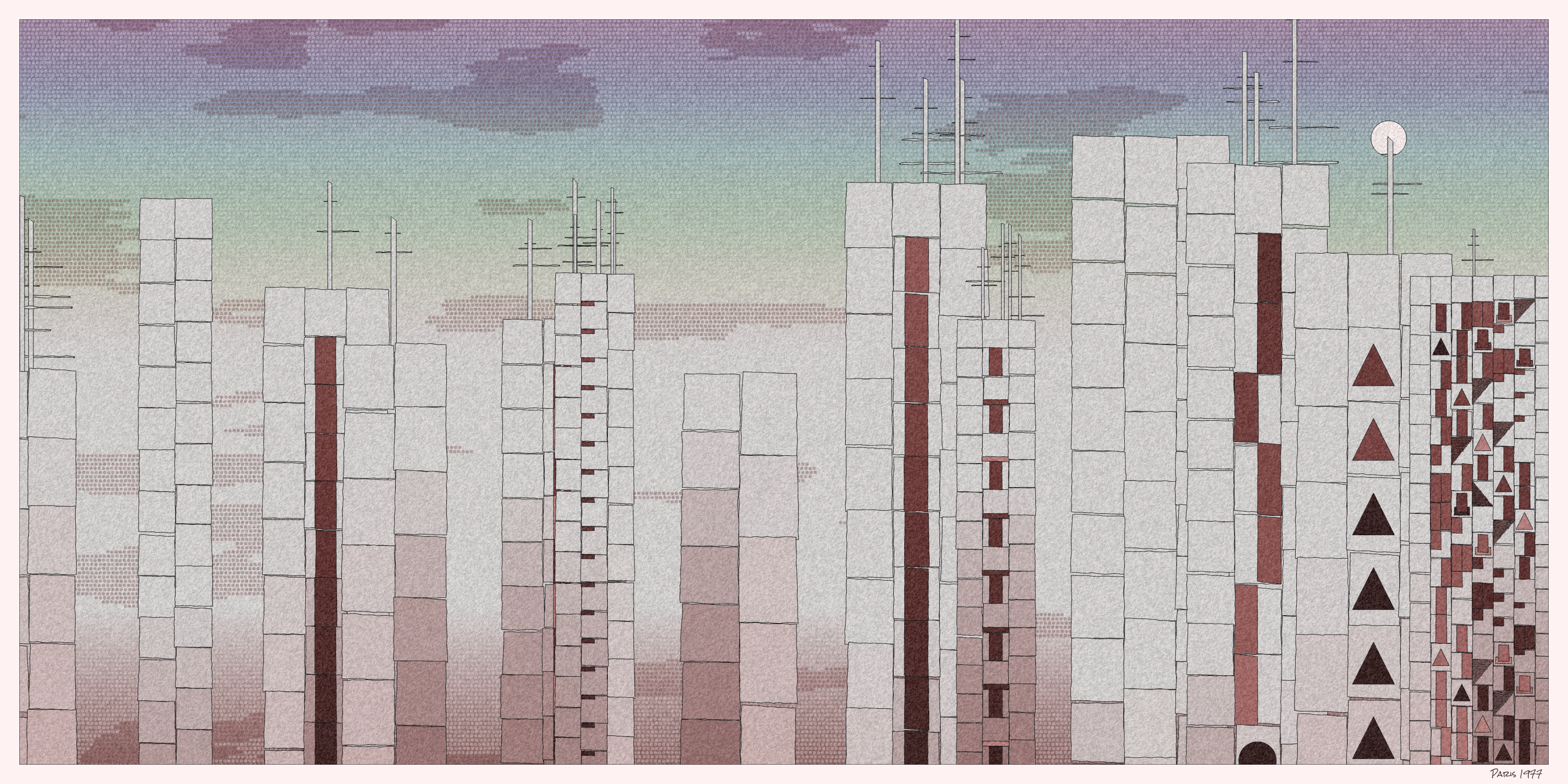 City 1972 #483 static NFT preview