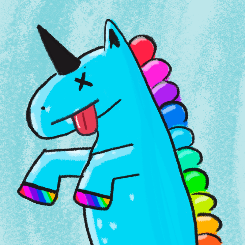Peculiar unicornos #194 static token preview