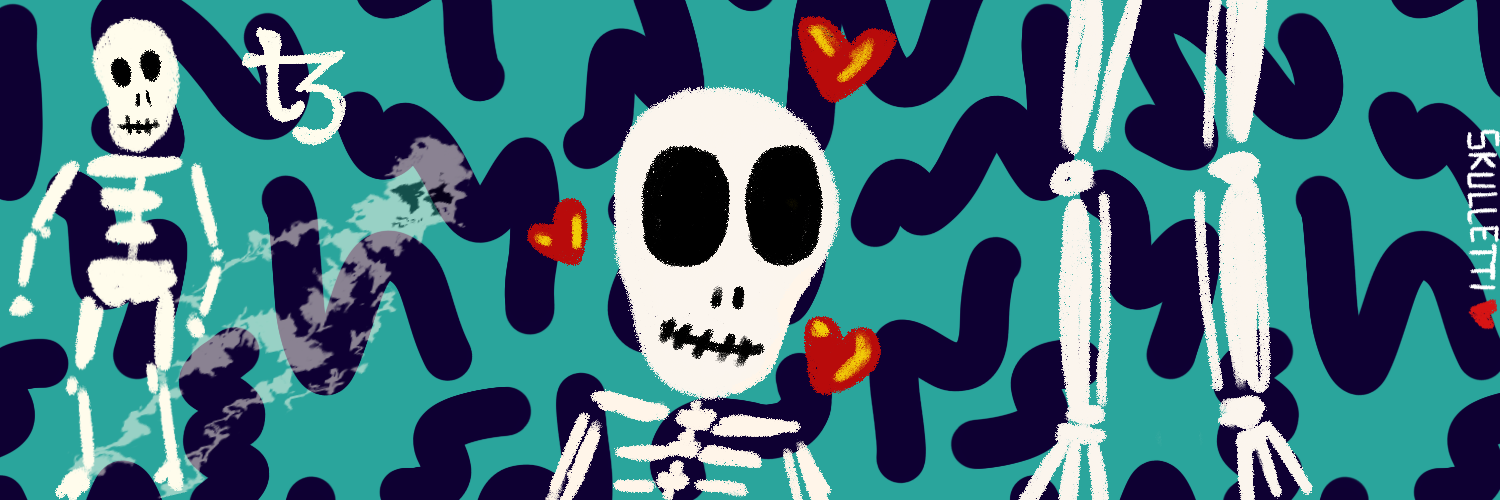 SKULLETTI TWITTER BANNER #157 static token preview