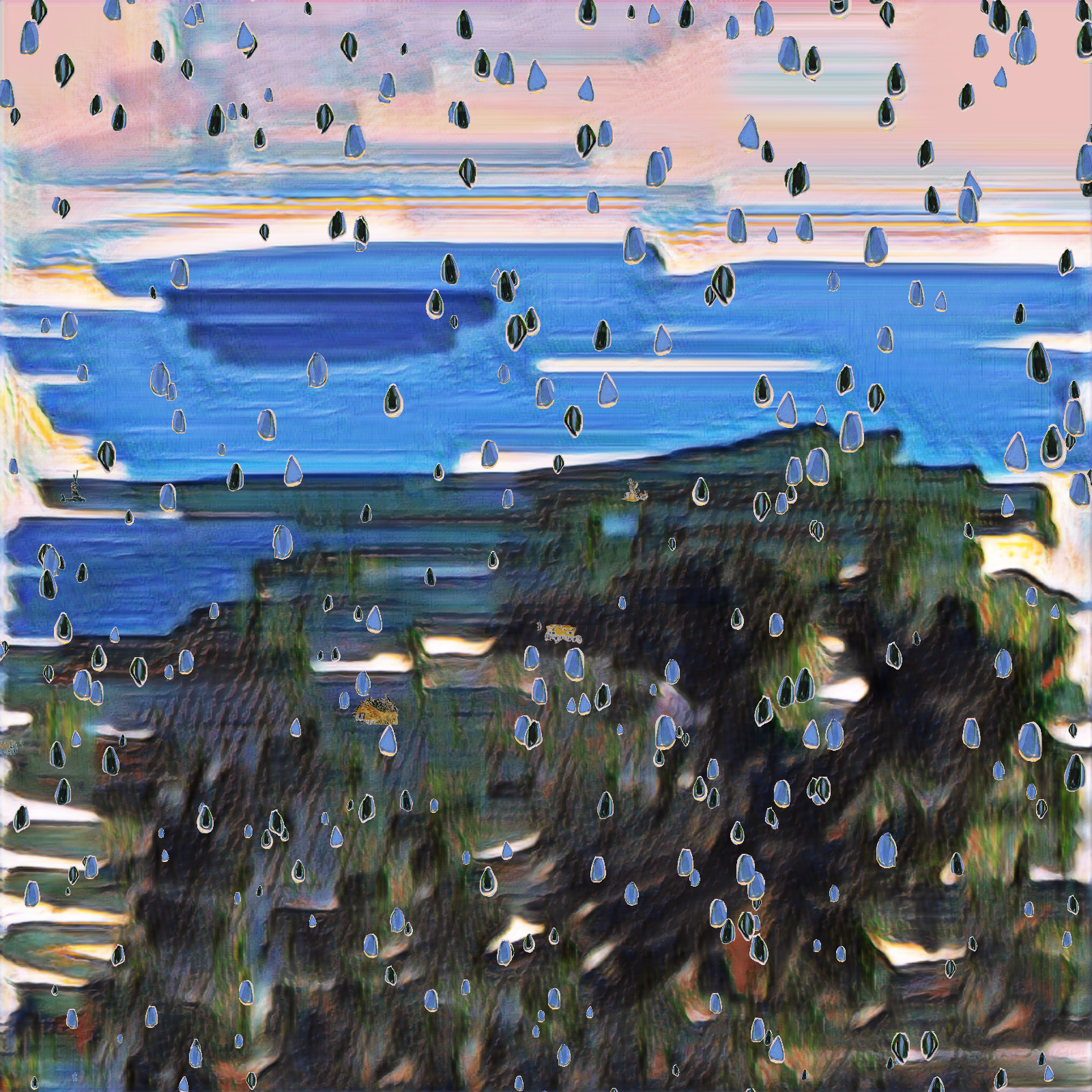 Painted Rain #33 static NFT preview